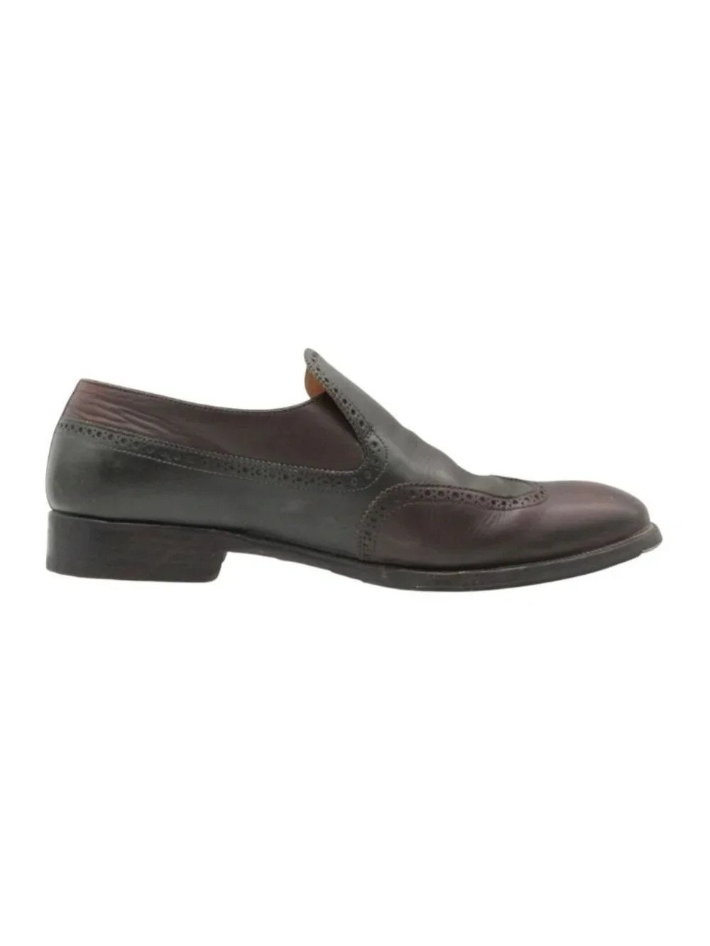 Loewe Dress Shoes Wingtip Leather Slip-on Brown